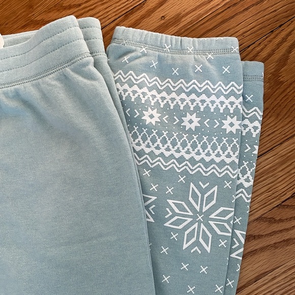 NEW |‎ PJ SALVAGE Ice Blue Snow flake Lounge Jogger Pajama Pant Sleep Bottoms XL - Picture 3 of 8